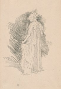 La figure drapée, vue de dos - James Abbott McNeill Whistler