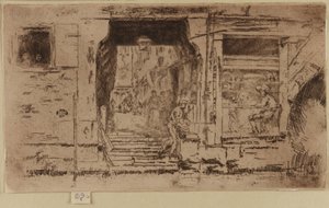 La poissonnerie, Venise - James Abbott McNeill Whistler