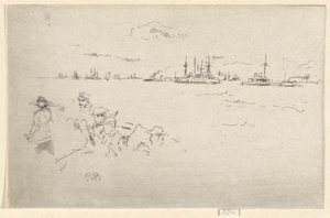 La Flotte : Monitors, de la série du Jubilé - James Abbott McNeill Whistler