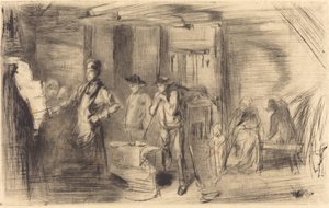 La Forge - James Abbott McNeill Whistler
