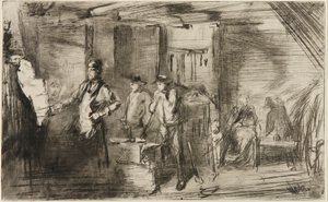 La Forge - James Abbott McNeill Whistler