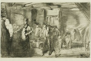 La Forge - James Abbott McNeill Whistler