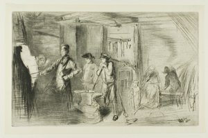 La Forge - James Abbott McNeill Whistler