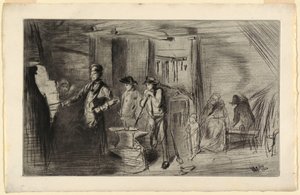 La Forge - James Abbott McNeill Whistler