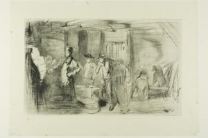 La forge - James Abbott McNeill Whistler