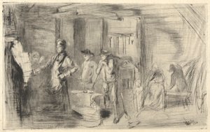 La Forge, de la série Thames Set - James Abbott McNeill Whistler
