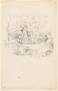 Le jardin - James Abbott McNeill Whistler