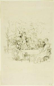 Le Jardin - James Abbott McNeill Whistler