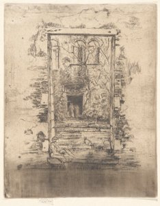 Le Jardin, de la Deuxième série de Venise (Une série de vingt-six eaux-fortes) - James Abbott McNeill Whistler