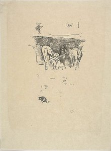La Bonne Chaussure - James Abbott McNeill Whistler