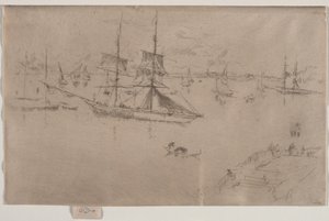 La lagune, midi - James McNeill Whistler