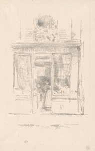 La blanchisseuse : "La Blanchisseuse de la Place Dauphine" - James Abbott McNeill Whistler