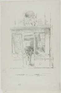 La blanchisseuse : "La Blanchisseuse de la place Dauphine" - James Abbott McNeill Whistler