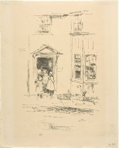 La petite porte, Lyme Regis - James McNeill Whistler