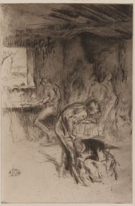 La Petite Forge, Liverpool - James Abbott McNeill Whistler