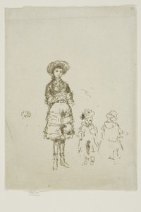 La petite infirmière, Grays Inn - James Abbott McNeill Whistler