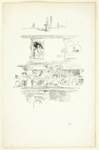 Le long balcon - James Abbott McNeill Whistler