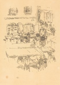 Le marché, Vitré - James Abbott McNeill Whistler