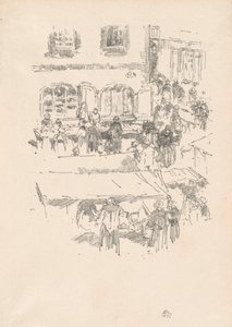 Le Marché, Vitré - James McNeill Whistler