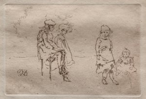 Les enfants de Menpes - James McNeill Whistler