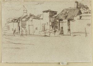 La Vieille Brasserie du Cygne, Chelsea - James Abbott McNeill Whistler