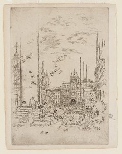 La Piazzetta - James Abbott McNeill Whistler