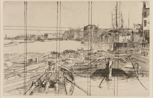 La Piscine - James Abbott McNeill Whistler