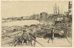 La Piscine - James Abbott McNeill Whistler