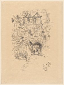 La maison du prêtre, Rouen - James McNeill Whistler