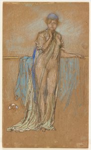 Le Bonnet Pourpre - James Abbott McNeill Whistler