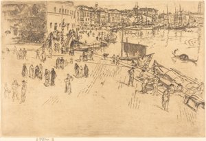 La Riva, No.I - James Abbott McNeill Whistler
