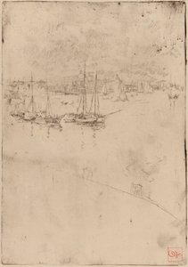Le bateau à vapeur, Venise - James Abbott McNeill Whistler