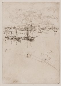 Le bateau à vapeur, Venise - James Abbott McNeill Whistler