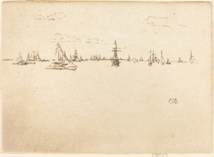 Le navire-tourelle - James Abbott McNeill Whistler