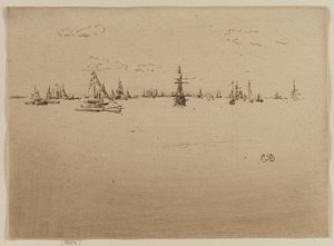 Le Navire Tourelle - James Abbott McNeill Whistler