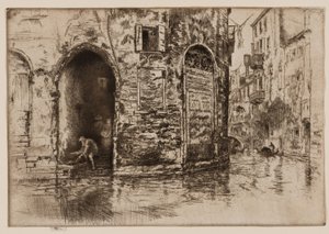 Les Deux Portes - James Abbott McNeill Whistler