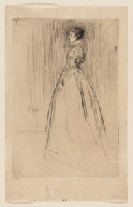 La robe de velours (Mme Leyland) - James McNeill Whistler