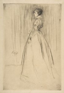 La robe de velours (Mme Leyland) - James McNeill Whistler
