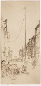 Le mât vénitien - James Abbott McNeill Whistler