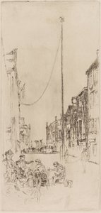 Le mât vénitien - James Abbott McNeill Whistler