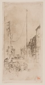 Le mât vénitien - James Abbott McNeill Whistler