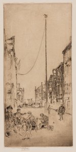 Le mât vénitien - James Abbott McNeill Whistler