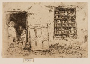 La boutique de bonbons du village - James Abbott McNeill Whistler