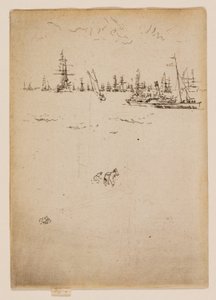 Le bateau des visiteurs - James McNeill Whistler