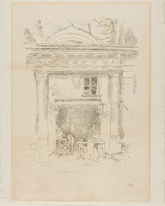 Les ferblantiers, Impasse des Carmélites - James Abbott McNeill Whistler