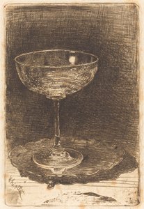 Le verre à vin - James Abbott McNeill Whistler