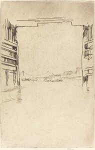 Sous le Vieux Pont de Battersea - James Abbott McNeill Whistler