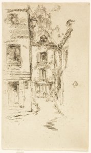 Sous la Cathédrale, Blois - James Abbott McNeill Whistler