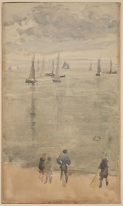 Violet [note ?]... Le retour des bateaux de pêche - James McNeill Whistler
