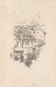 Vitré : Le canal - James McNeill Whistler